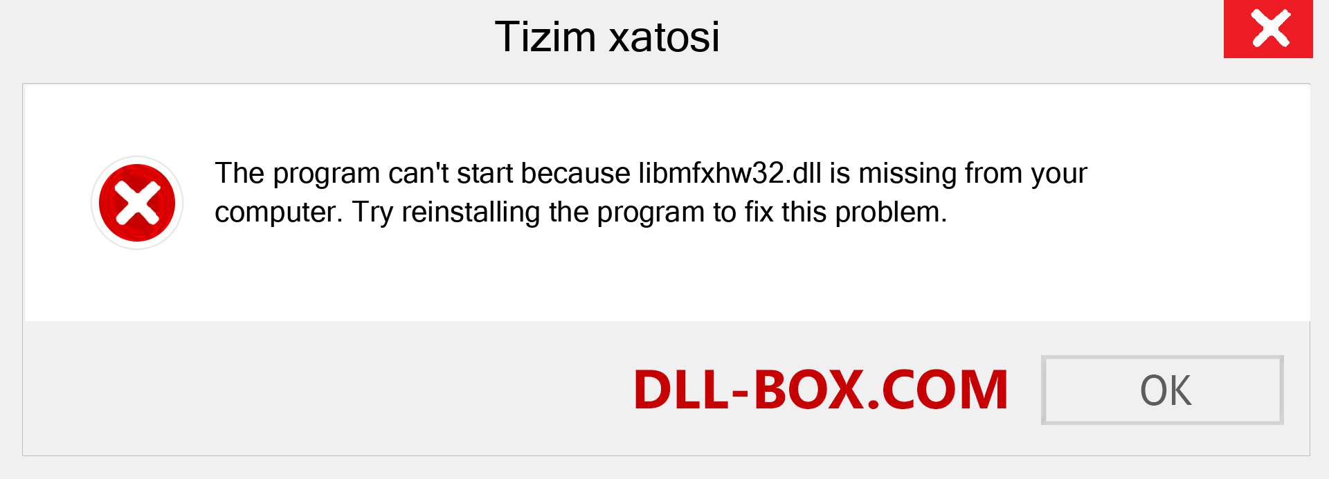 libmfxhw32.dll fayli yo'qolganmi?. Windows 7, 8, 10 uchun yuklab olish - Windowsda libmfxhw32 dll etishmayotgan xatoni tuzating, rasmlar, rasmlar